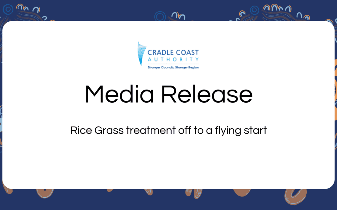 Rice Grass treatment off to a flying start