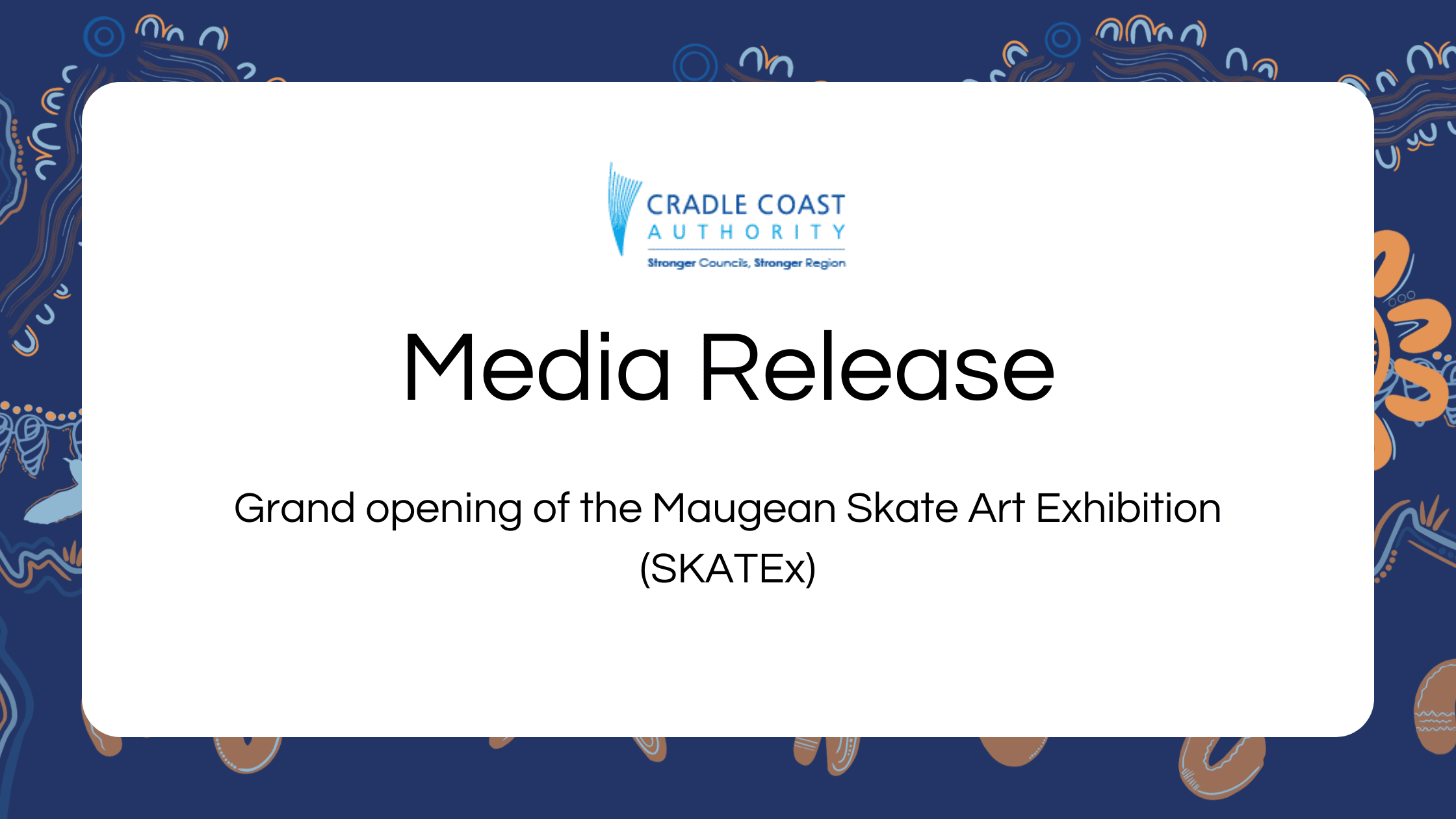 Grand opening of the Maugean Skate Art Exhibition (SKATEx)