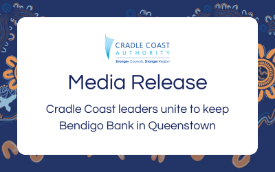 Cradle Coast leaders unite to keep Bendigo Bank in Queenstown